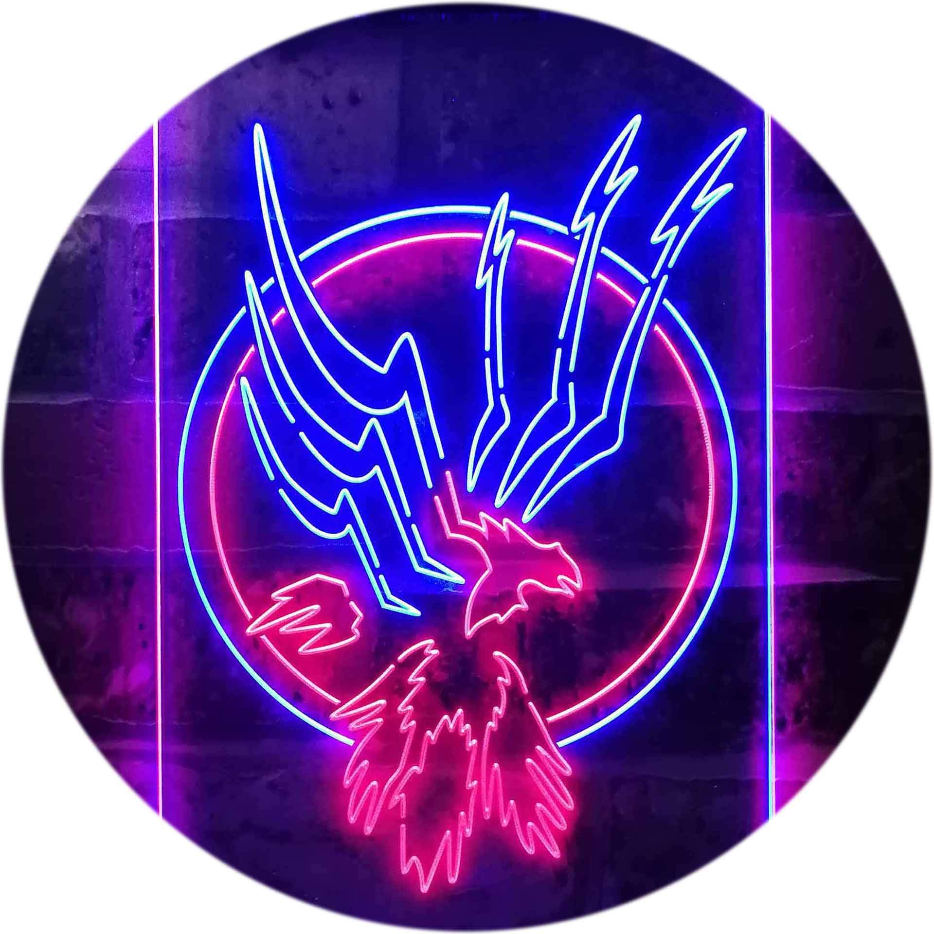 Amazon.co.jp: Phoenix Display Dual Color LED看板 ネオンプレート